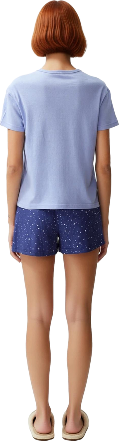 Kadın Yıldızlı Pijama Takımı Fonksiyonel Dayanıklı Kaliteli Konforlu Estetik Premium Rahat
