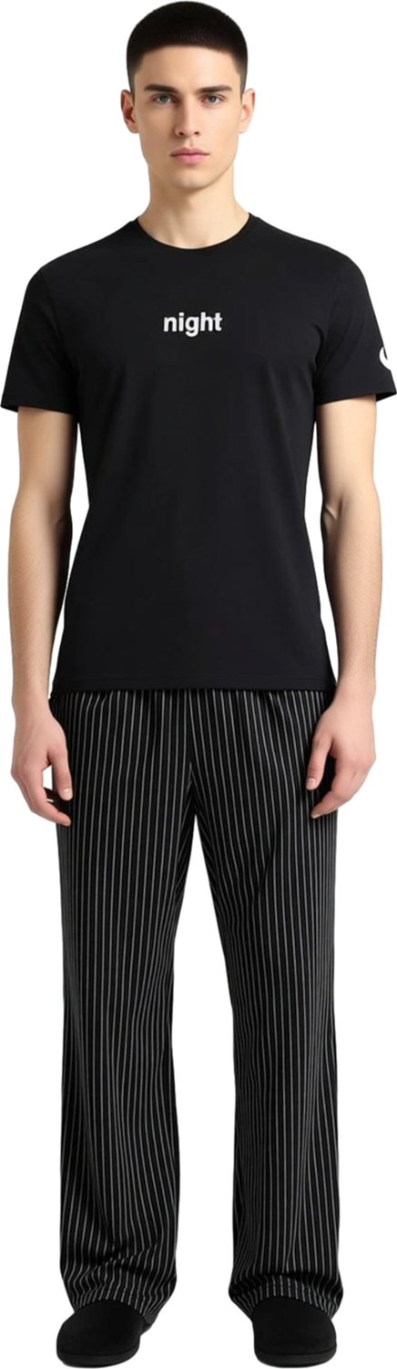 Erkek Çizgili Pijama Takımı Cool & Comfort Fonksiyonel Dayanıklı Kaliteli Konforlu Estetik