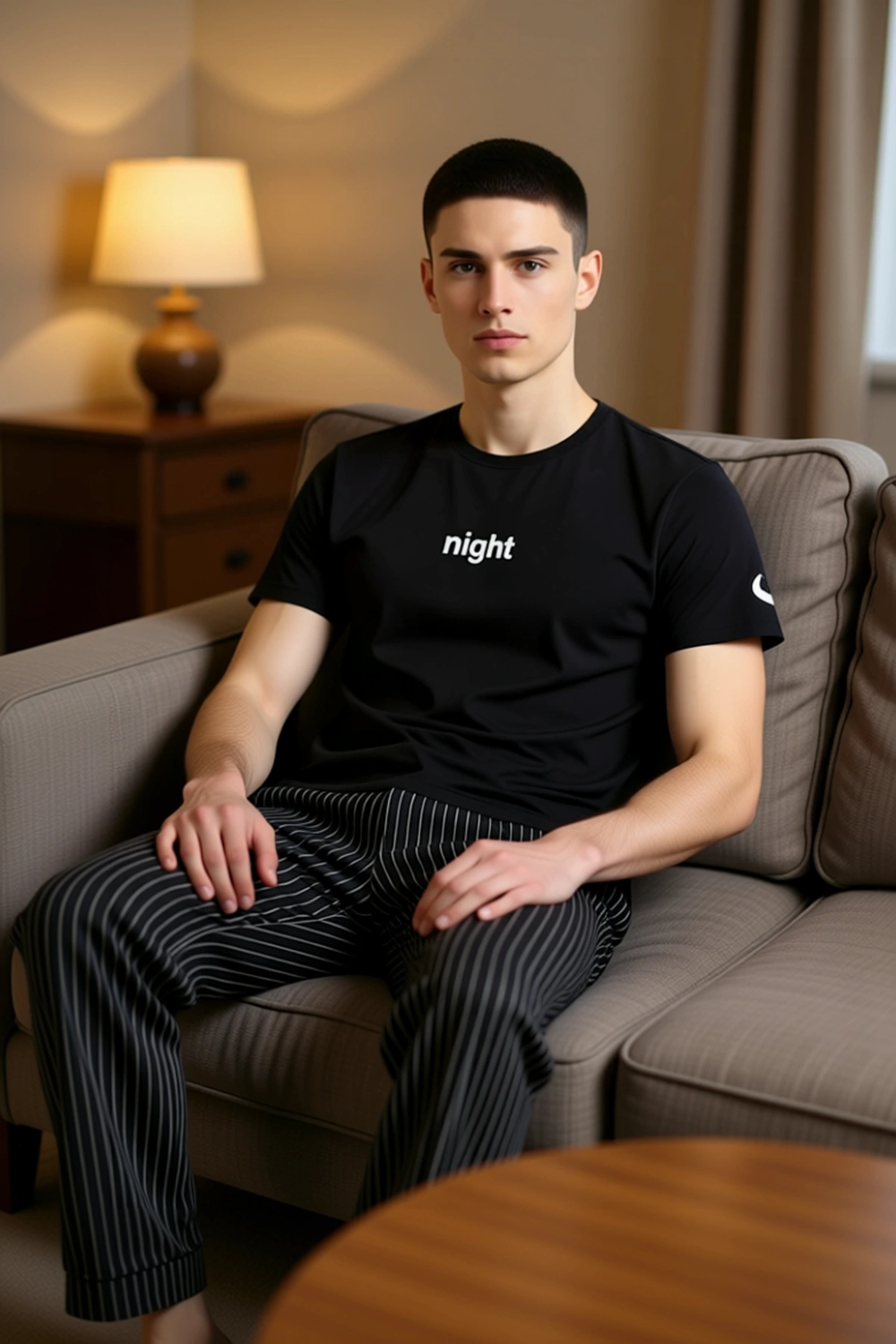 Erkek Çizgili Pijama Takımı Cool & Comfort Fonksiyonel Dayanıklı Kaliteli Konforlu Estetik