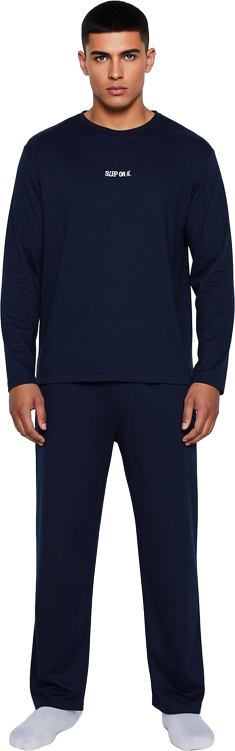 Erkek Regular Fit Uzun Kollu Pijama Takımı Fonksiyonel Dayanıklı Kaliteli Konforlu Estetik