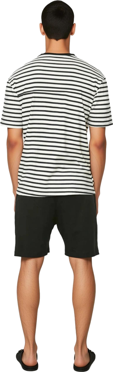 Erkek Regular Fit Çizgili Pijama Takımı Ev Giyim Fonksiyonel Dayanıklı Kaliteli Konforlu Şık