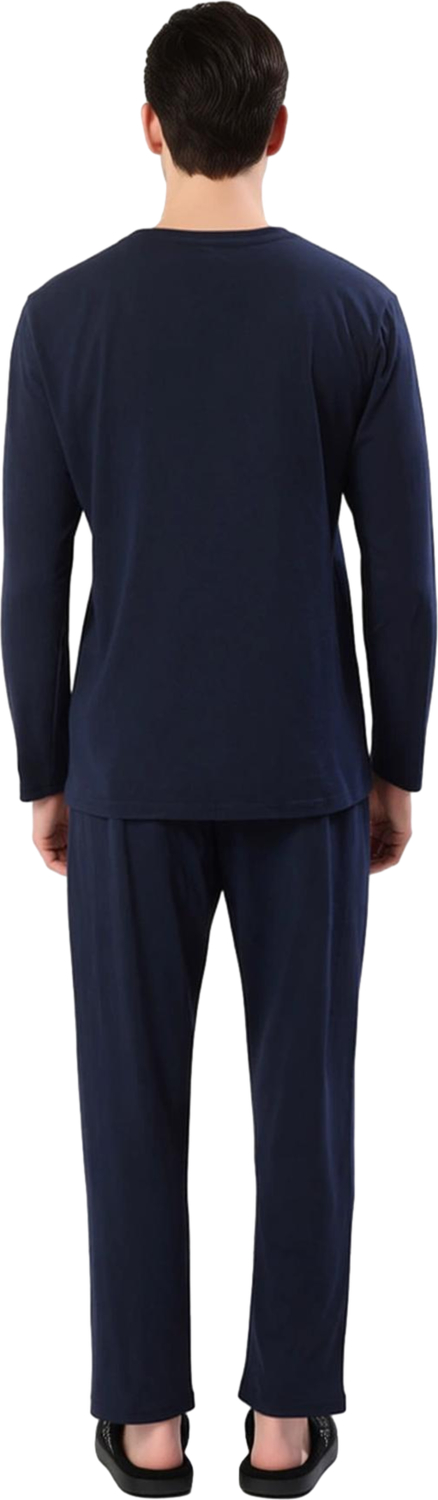 Erkek Regular Fit Uzun Kollu Pijama Takımı Deve Baskılı Fonksiyonel Dayanıklı Kaliteli Şık