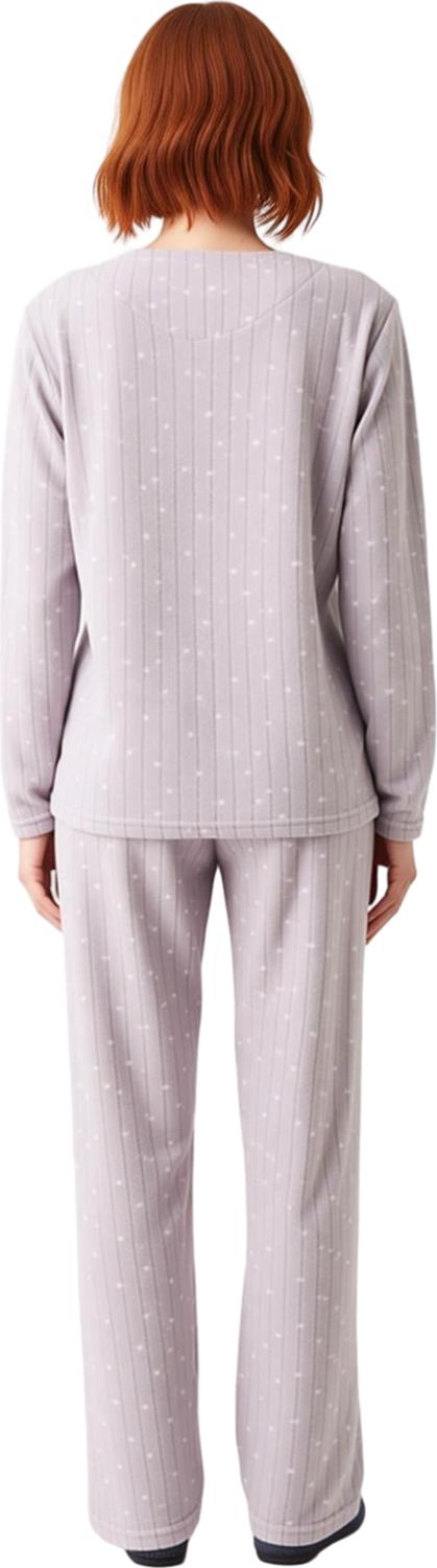 Kadın Sevimli Penguen Desenli Polar Pijama Fonksiyonel Dayanıklı Kaliteli Konforlu Estetik