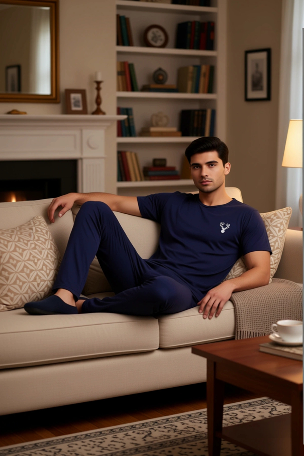Cool Erkek Baskılı Pijama Takımı Regular Fit Fonksiyonel Dayanıklı Kaliteli Konforlu Rahat