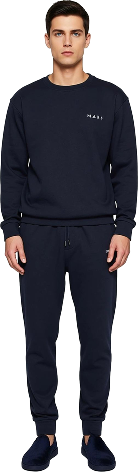Erkek Nakışlı Sweatshirt ve Eşofman Altı Ev Giyim Takımı Fonksiyonel Dayanıklı Kaliteli Şık