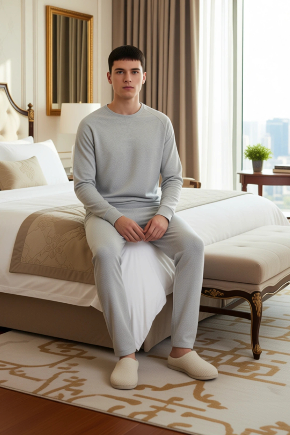 Erkek Regular Fit Lounge Pijama Takımı Fonksiyonel Dayanıklı Kaliteli Konforlu Estetik Şık