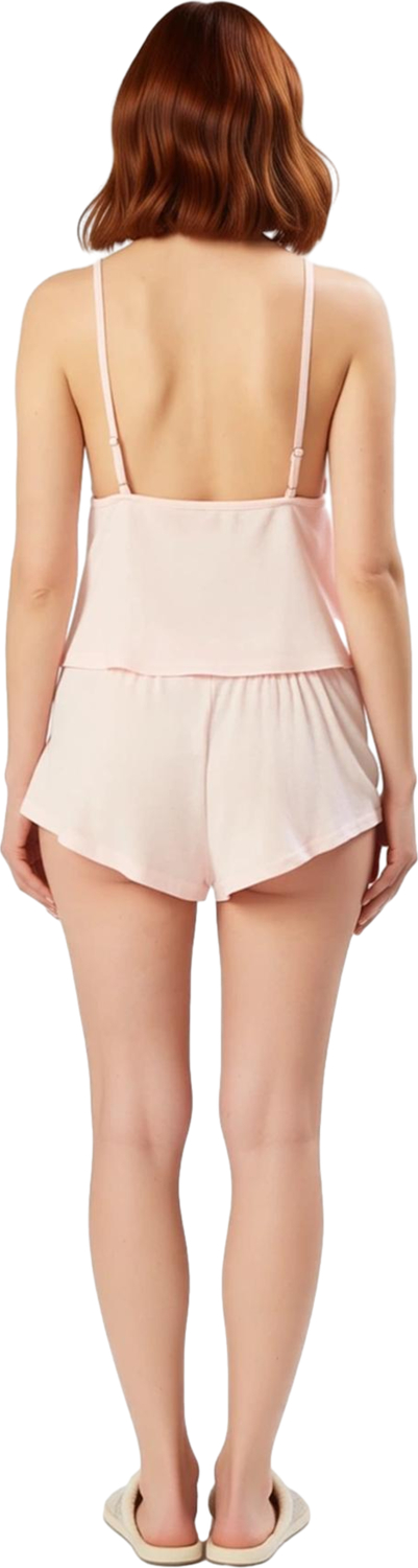 Kadın V Yaka Dantelli İnce Askılı Viskoz Pijama Takımı Fonksiyonel Dayanıklı Kaliteli Spor