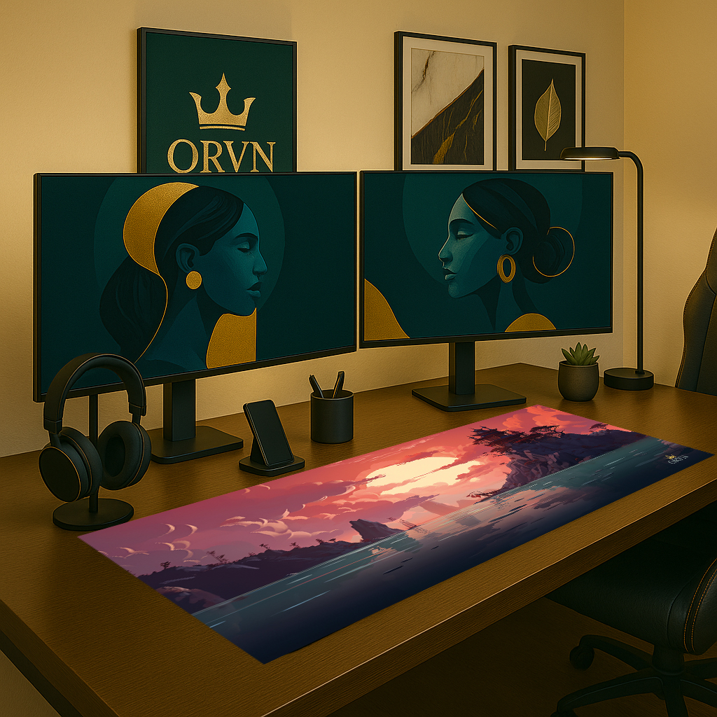 ORYN Mouse Pad Gaming Setup 1