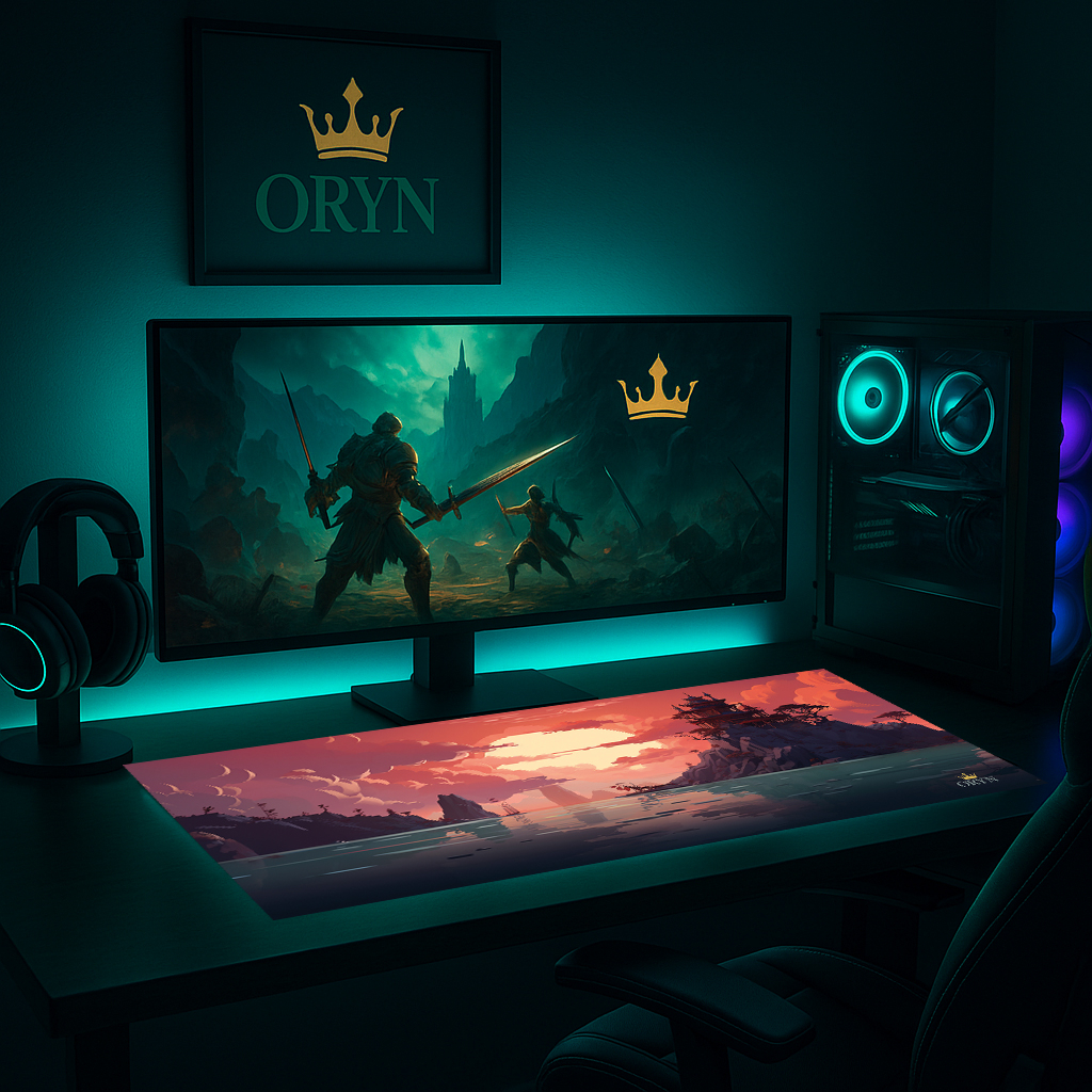 ORYN Mouse Pad Gaming Setup 2