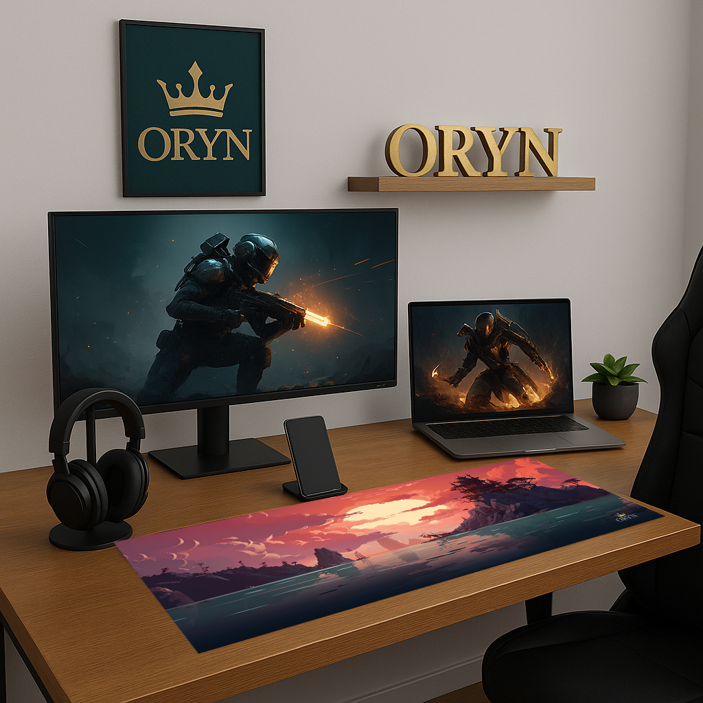 ORYN Mouse Pad Gaming Setup 3
