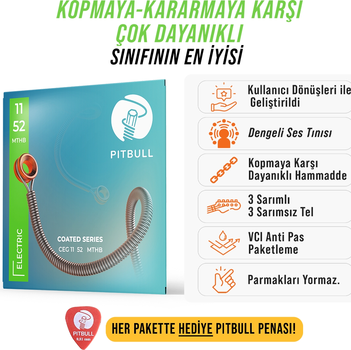 Coated Seri Elektro 09-42 Özellikleri