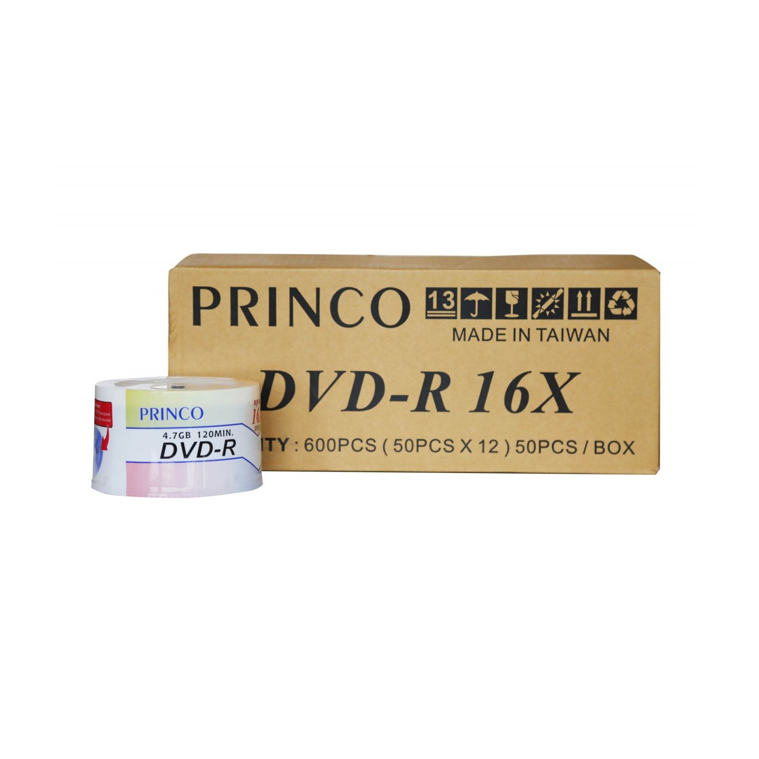Princo Dvd-R 4.7 Gb Cace Box 12 Paket (1 Koli) Fiyatı