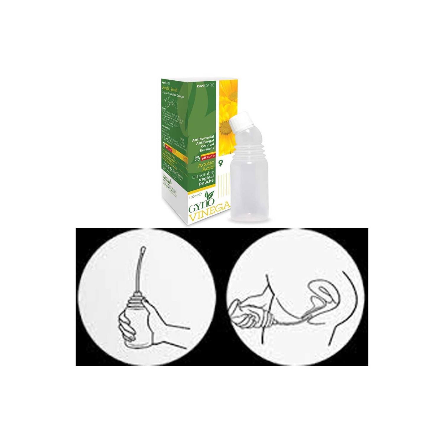 Gynocide Antibacterial Antifungal Vajinal duş Fiyatı