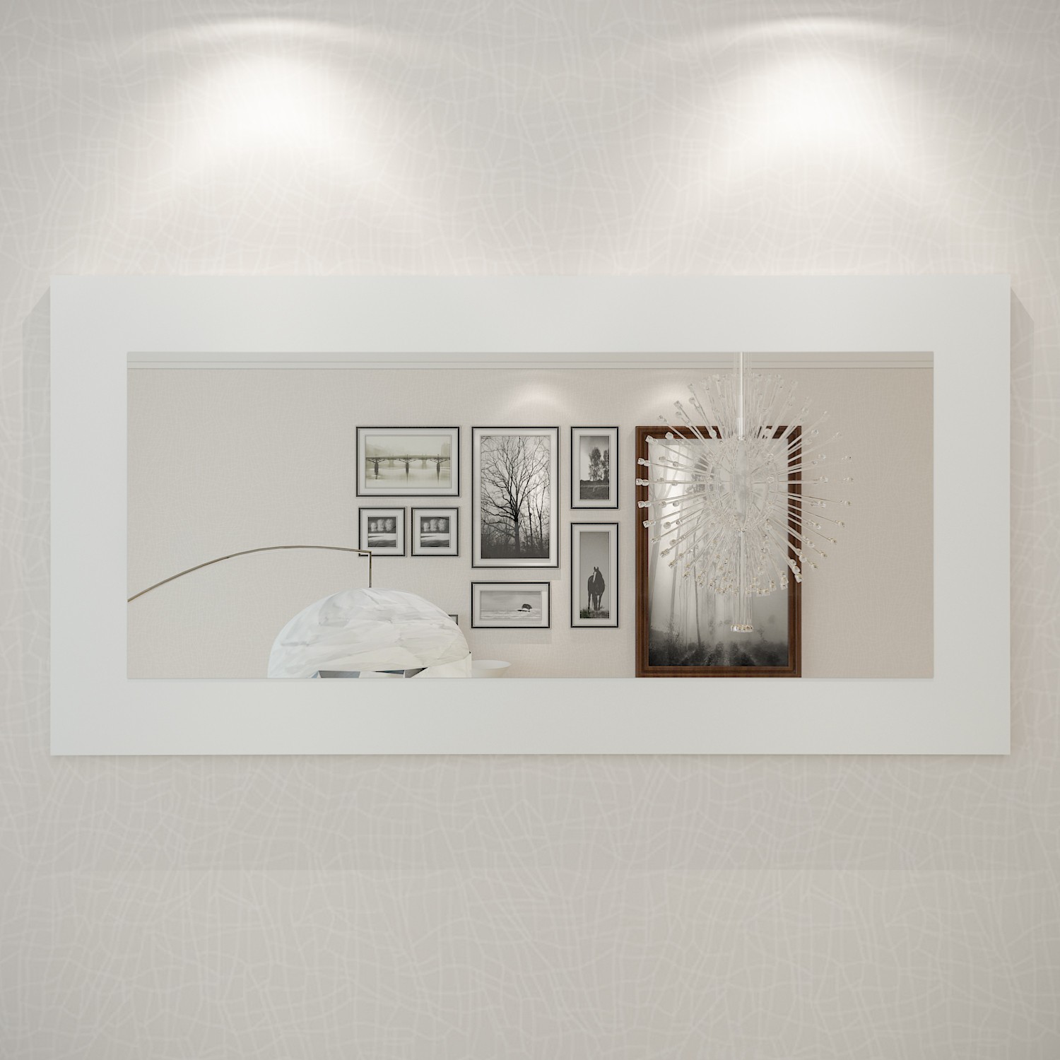 Eyibil Mobilya Modern Duvar Aynası 12060 cm Fiyatı