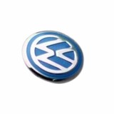 VW Golf İçin 2 Adet Araç Anahtar Logo Amblemi Ürün Mavi Renkten Oluşmaktadır Çapı: 1.4 cm' dir