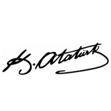 Mustafa Kemal Atatürk İmzası Beyaz 25Cmx5Cm