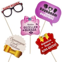 BuldumBuldum 5'Li Kına Gecesi Konuşma Balonu Seti