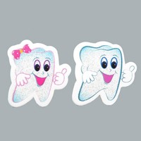 Tahtakale Toptancısı Sticker Karton Diş (50 Adet)