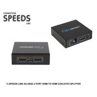 C.Speeds Lıne Ag-Hds2 2 Port Hdmı To Hdmı Çoklayıcı Splıtter