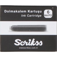 Scrikss Dolmakalem Kartuşu Siyah (Tek Kutu)