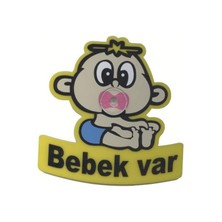 Demircioğlu Emzikli Arabada Bebek Var Özel Kesim Vantuzlu Levha