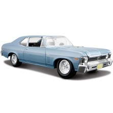Maisto Chevrolet Nova SS 1970 1:24 Model Araba S/E Mavi