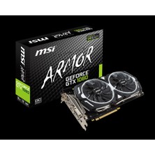 MSI NVIDIA GeForce GTX 1080 ARMOR 8G OC 8GB 256 bit GDDR5X DX(12) PCI-E 3.0 Ekran Kartı (GTX 1080 ARMOR 8G OC)