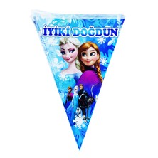 Tahtakale Toptancısı Flama  İyiki Doğdun Yazılı Frozen  Temalı 