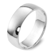 Bilezikhane Alyans 14 Ayar Altın Yüzük Geniş Köşeli Beyaz 8,75 Gram