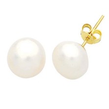 Bilezikhane Küpe İncili 2,15 Gram 14 Ayar Altın