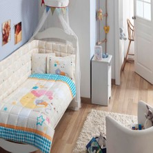 Taç Little Cat Bebek Ranforce Uyku Seti - Sarı