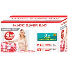 Magic Saver Bag 8 Li "Evimde Yer Açıyorum" Seti - 2
