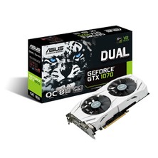 Asus DUAL Nvidia GeForce GTX 1070 8GB OC 256Bit GDDR5 (DX12) PCI-E 3.0 Ekran Kartı DUAL-GTX1070-O8G