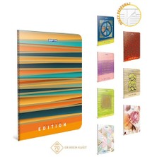 Gıpta Edition Sırttan Dikişli Karton Kapak Defter 18,5x26 60yp Çizgili