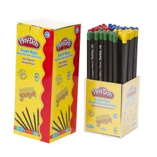 Play-Doh Siyah Ağaç Yuvarlak Kurşun Kalem 72'Li Stand PLAY-KK009 