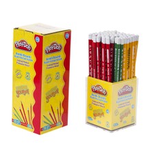 Play-Doh Renkli Desenli Üçgen Kurşun Kalem 72'Li Stand PLAY-KK006 