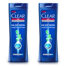 Clear Men Cool Sport Menthol Şampuan 650 ml x 2 Adet