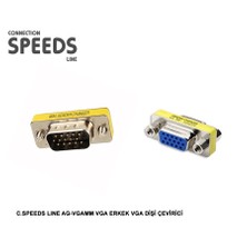 C.Speeds Lıne Ag-Vgamm Vga Erkek Vga Dişi Çevirici