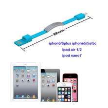 C.Speeds Lıne Ag-Blk03 Iphone 5  6 Uyumlu Renkli Bileklik Usb Data Kablo