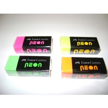 Faber-Castell Neon Silgi 1 Adet Renkli Kırtasiye Ürünü, Pratik ve Eğlenceli