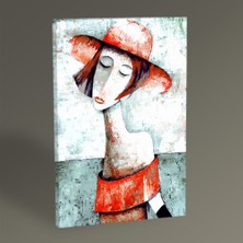 Tablo360 Şapkalı Kadın II Tablo 