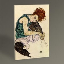 Tablo360 Egon Schiele Seated Woman  75 x 50