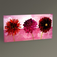 Tablo360 Dahlias Vermillion Tablo  60 x 30