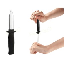Toptancı Kapında Plastik Şaka Bıçağı