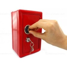 Toptancı Kapında Kilitli Kasa Kumbara