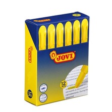 Jovi 12'li Sarı Stik Fosforlu Kalem