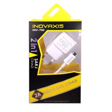 Inovaxıs Ekstra Power Inv-700  2A Güçlü Şarj Aleti + Data & Şarj İçin 2A Transfer Güçlü Mıcro Usb Kablo