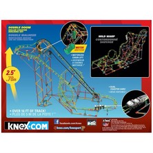 K'Nex Double Doom Roller Coaster Set (Motorlu) Thrill Rides 55402