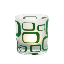 Arte Home Dikdörtgen Yeşil Retro Mumluk