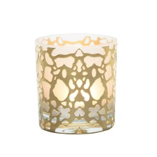 Arte Home Leopar Desenli Mumluk  Gold